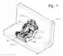 Fig. 02 - Reversible child car seat with separable base member