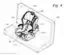 Fig. 04 - Reversible child car seat with separable base member