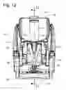 Fig. 09 - Reversible child car seat with separable base member
