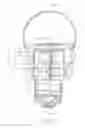 Fig. 12 - Lamp having outer shell to radiate heat of light source