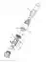 Fig. 01 - Drill bit assembly for fluid-operated percussion drill tools