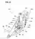 Fig. 22 - Step holder attachment structure for a saddle-type vehicle, and vehicle incorporating same