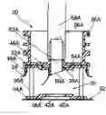 Fig. 01 - Sterile dispensing package with coupling insert for receipt of piercing member and method of using the same