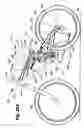 Fig. 28 - Rear suspension system for a bicycle