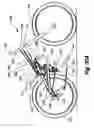 Fig. 30 - Rear suspension system for a bicycle