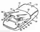 Fig. 01 - Battery cover and latch assembly for a portable electronic device