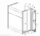 Fig. 01 - Door assembly and method of replacing a door of an electronics cabinet
