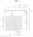 Fig. 07 - Plasma display panel with a defined relationship between an exhaust hole circumferential length and distances between main and separation barrier ribs and seal layer structures