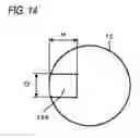 Fig. 15 - Dielectric resonator having a dielectric resonant element with two oppositely located notches for EH mode coupling