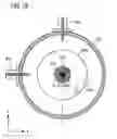 Fig. 71 - Dielectric resonator having a dielectric resonant element with two oppositely located notches for EH mode coupling