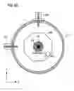 Fig. 77 - Dielectric resonator having a dielectric resonant element with two oppositely located notches for EH mode coupling