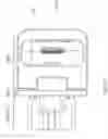 Fig. 06 - In-wall multi-voltage AC/DC delivery system with AC outlets receptacles and at least one USB power outlet