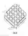 Fig. 08 - Nuclear fuel rod spacer grid and framework and assembly comprising such a grid
