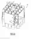Fig. 10 - Nuclear fuel rod spacer grid and framework and assembly comprising such a grid