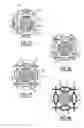 Fig. 12 - Nuclear fuel rod spacer grid and framework and assembly comprising such a grid