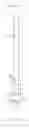 Fig. 02 - Alignment of posts to accommodate barrier sections