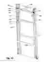 Fig. 10 - Treadmill deck locking mechanism