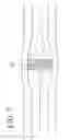 Fig. 10 - THERMAL FLOW SENSOR WITH TURBULENCE INDUCERS