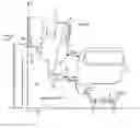 Fig. 01 - Coating zone with inclined guide rails