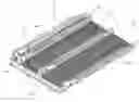 Fig. 01 - Glide system with adjustable dividers and modular floor members