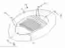 Fig. 01 - FOOD PLATE WITH STRUCTURE FOR ACCOMMODATING FORK TINES