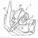 Fig. 01 - Retainment strap for bindings particularly for snowboards