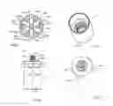 Fig. 03 - Cooling assembly comprising several cooling pins for cooling hollow moulded plastic pieces by means of a cooling fluid flow boosted by Venturi effect