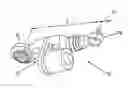Fig. 01 - Steering device for adjusting a wheel steering angle