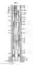 Fig. 08 - Electrical submersible pumping system with gas separation and gas venting to surface in separate conduits
