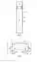Fig. 06 - Shelf support bracket and wall standard