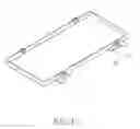 Fig. 10 - Liquid crystal display module fixture for portable communication device