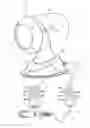 Fig. 01 - Rotatable lamp with dual functions of wired remote control and radio remote control