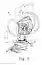 Fig. 06 - Rotatable lamp with dual functions of wired remote control and radio remote control