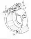 Fig. 01 - Hearing aid with a battery compartment, and battery compartment for a hearing aid, each having a locking mechanism for the battery compartment