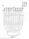 Fig. 02 - Menorah with candles that burn different colored flames