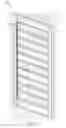 Fig. 13 - Shutter panel having louvers aligned along a single plane