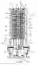 Fig. 04 - Floating mechanical structure to produce directly electricity by means of the swinging of a magnetic pendulum caused by sea wave motion