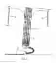 Fig. 09 - Floating mechanical structure to produce directly electricity by means of the swinging of a magnetic pendulum caused by sea wave motion