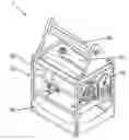 Fig. 01 - Generator frame with grappling attachment feature and theft deterring weight receptacle