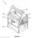 Fig. 02 - Generator frame with grappling attachment feature and theft deterring weight receptacle