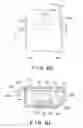 Fig. 43 - Ink container for ink jet printer, holder for the container, carriage for the holder, and ink jet printer