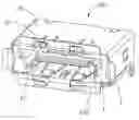 Fig. 01 - USB/ESATA combo receptable featured with ground layer retarding interfaces therebetween