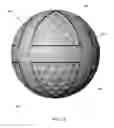 Fig. 20 - Low lift golf ball
