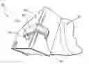 Fig. 01 - INFLATABLE KNEE AIRBAG ASSEMBLIES WITH BAG STRAPS FOR WRAPPING THE AIRBAGS AND OPTIMIZING DEPLOYMENT