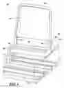 Fig. 02 - Injection mold seat riser for modular school bus seats