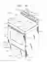 Fig. 08 - Kitchen appliance having floating glass panel
