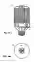 Fig. 15 - LED BULB WITH MODULES HAVING SIDE-EMITTING DIODES