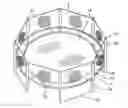 Fig. 01 - Trampoline and the like with enclosure