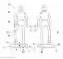 Fig. 01 - PASSIVE EXERCISE ASSISTING DEVICE OF STANDING TYPE