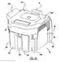 Fig. 49 - Cordless mower including battery with two charging connectors